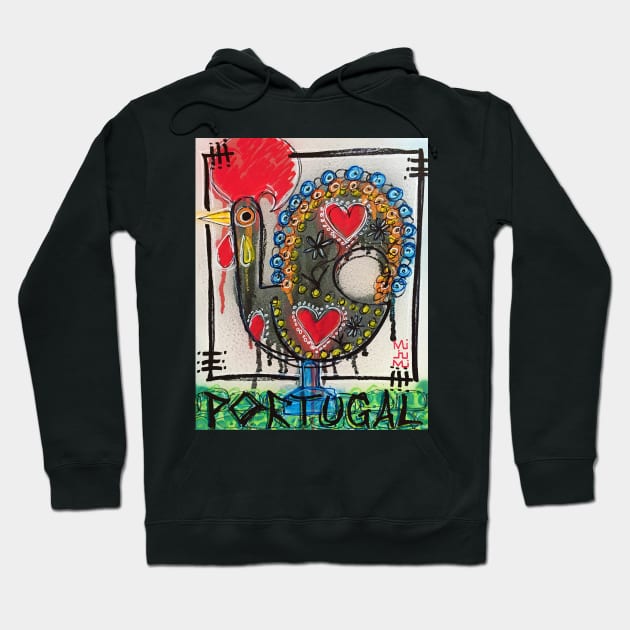 Galo de Graffiti 3 Hoodie by PortugueseRooster